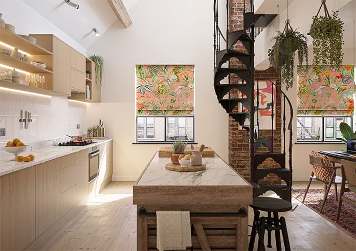 Barbados, Coral Sands - Motorised Roman Blind - Image 8